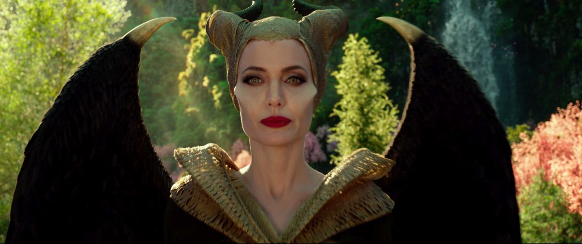 Angelina Jolie is Maleficent in Disneyâs MALEFICENT:  MISTRESS OF EVIL.