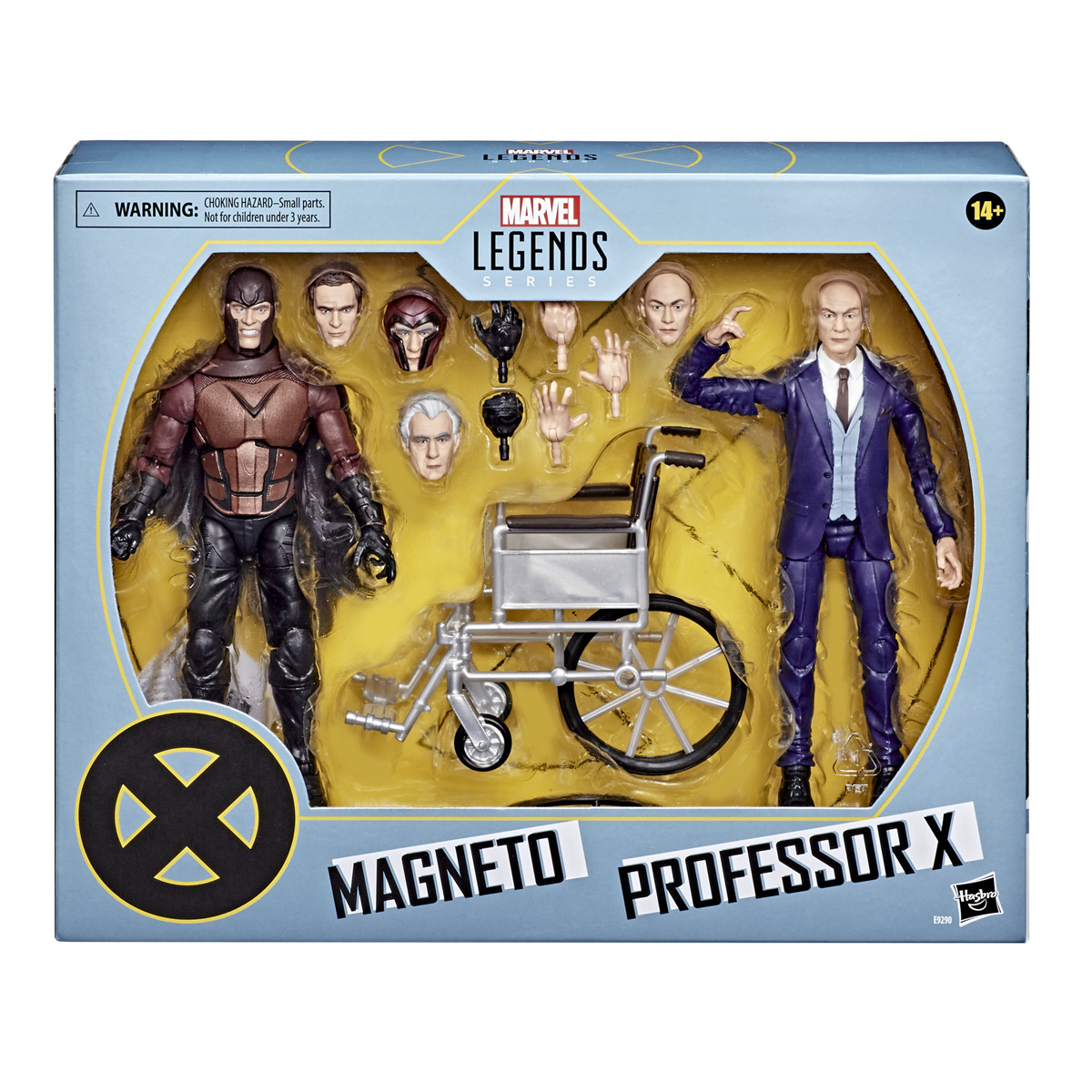 Marvel Legends Series X Men 20th Anniversary 6 Inch Magneto and Professor X Figure 2 Pack In Pck 2