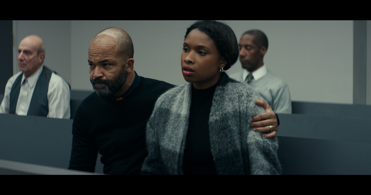 MONSTER (L-R): JEFFREY WRIGHT as MR. HARMON, JENNIFER HUDSON as MRS. HARMON. Cr. NETFLIX Â© 2021Â 