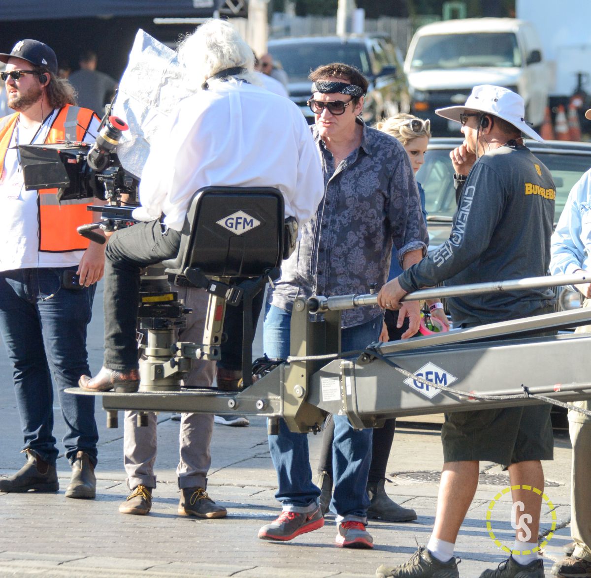 Once Upon a Time in Hollywood set photos