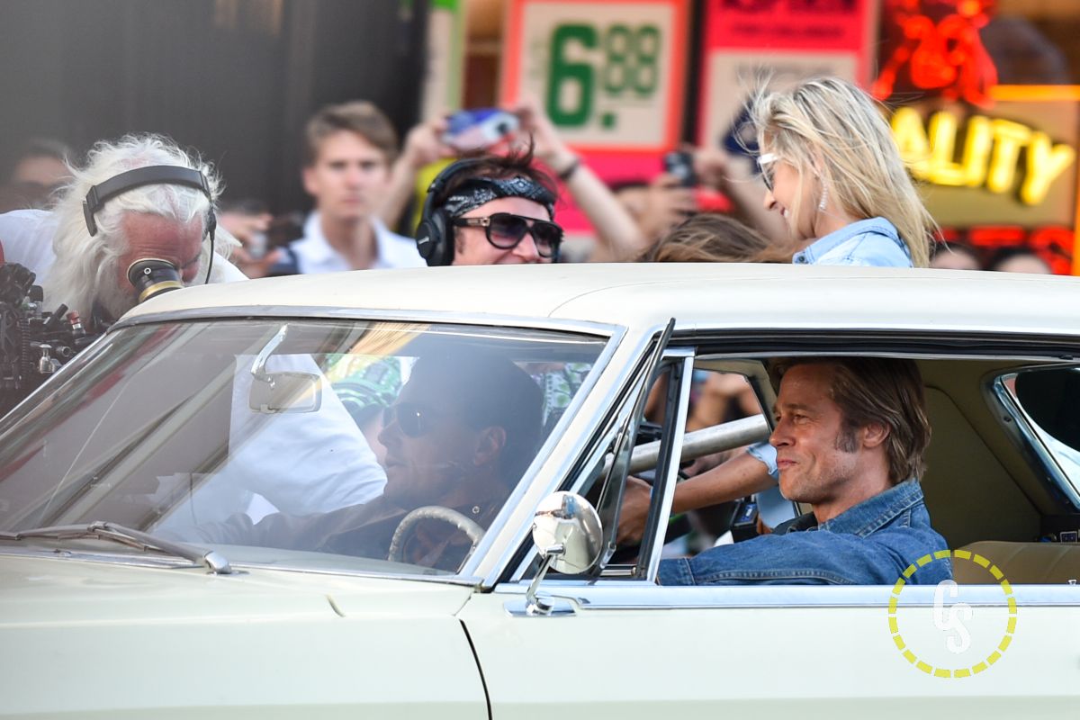 Once Upon a Time in Hollywood set photos