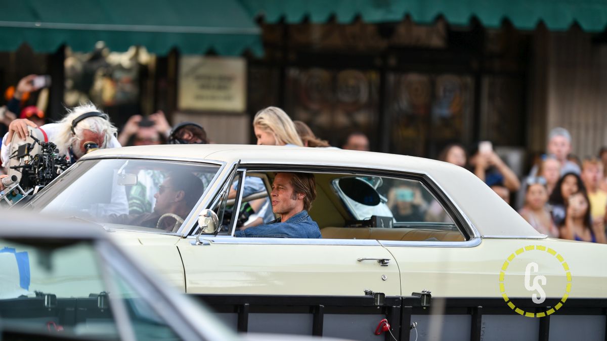 Once Upon a Time in Hollywood set photos