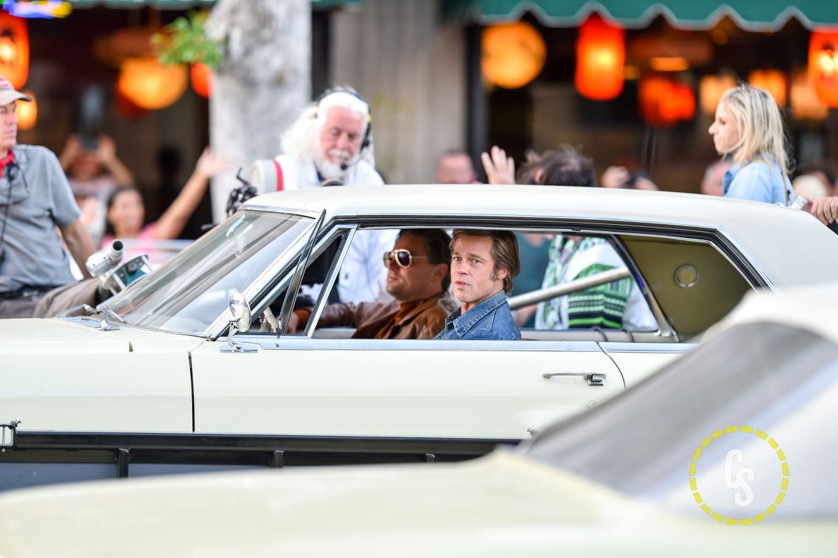 Once Upon a Time in Hollywood set photos