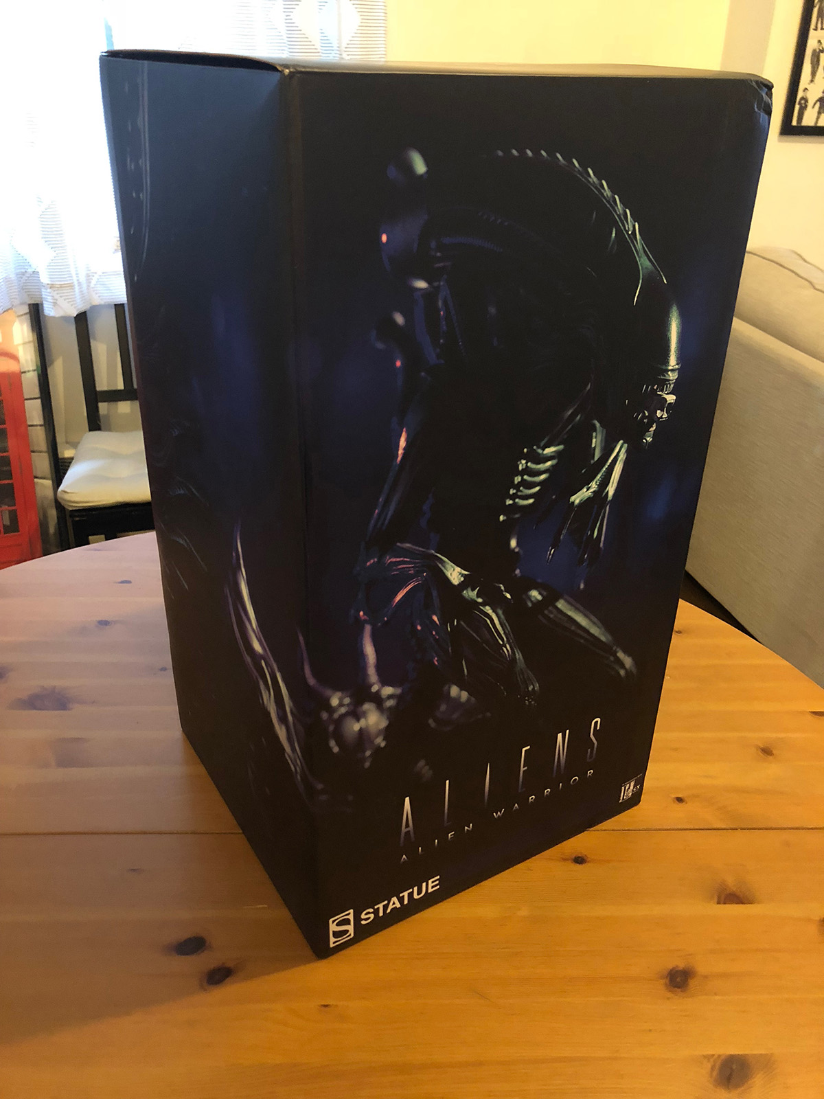 Alien Warrior statue