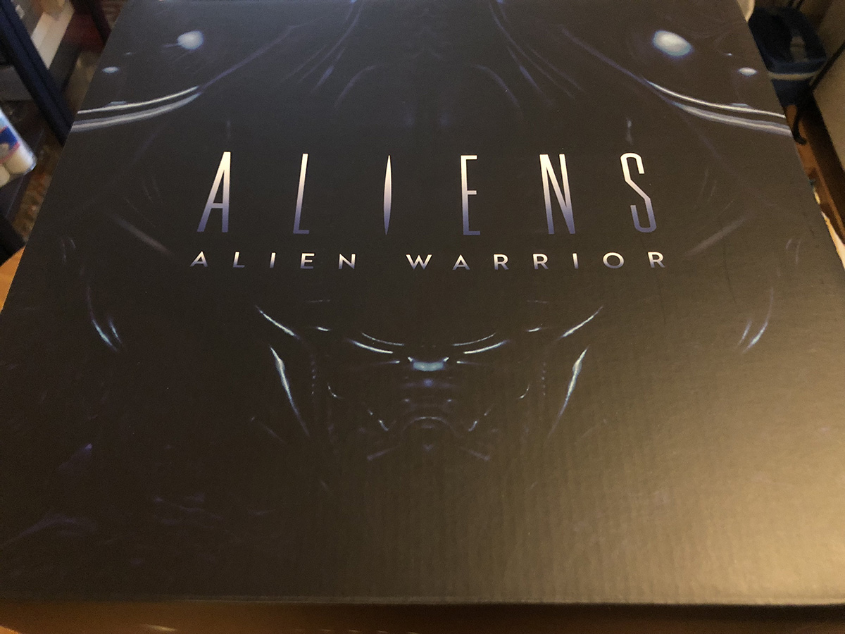 Alien Warrior statue