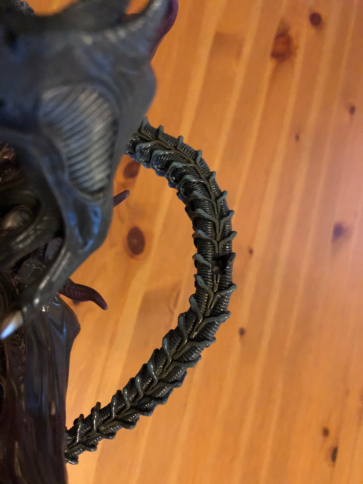 Alien Warrior statue