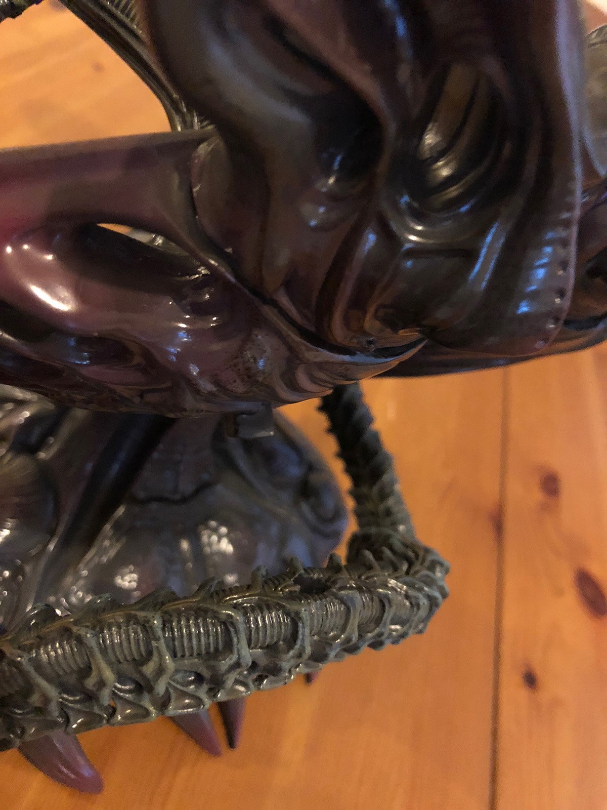 Alien Warrior statue