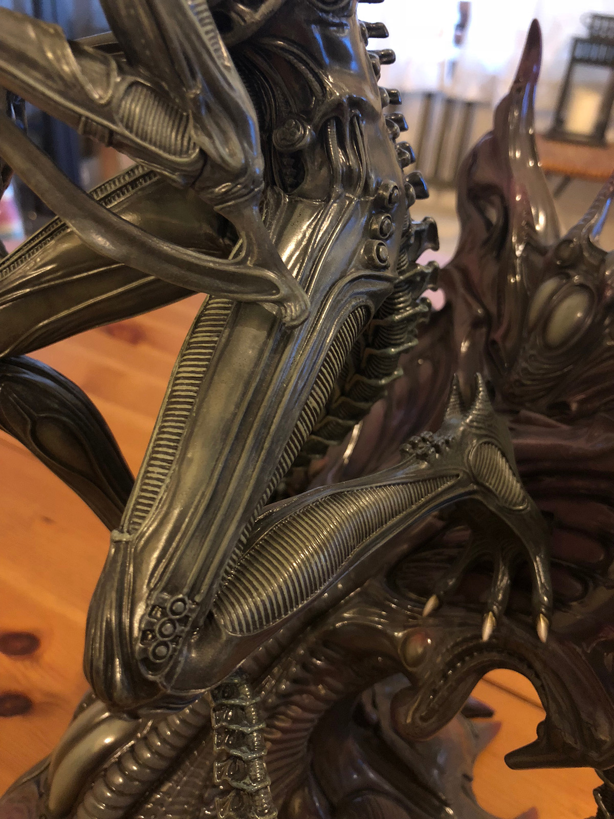 Alien Warrior statue