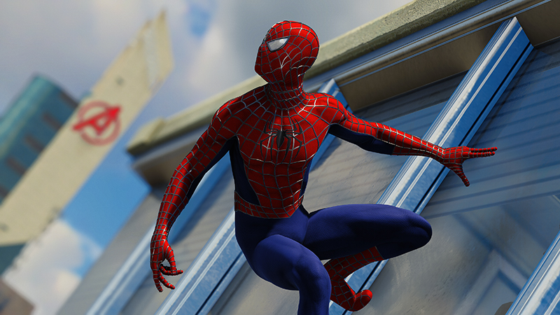 Spider Man Raimi Trilogy Webbed Suit
