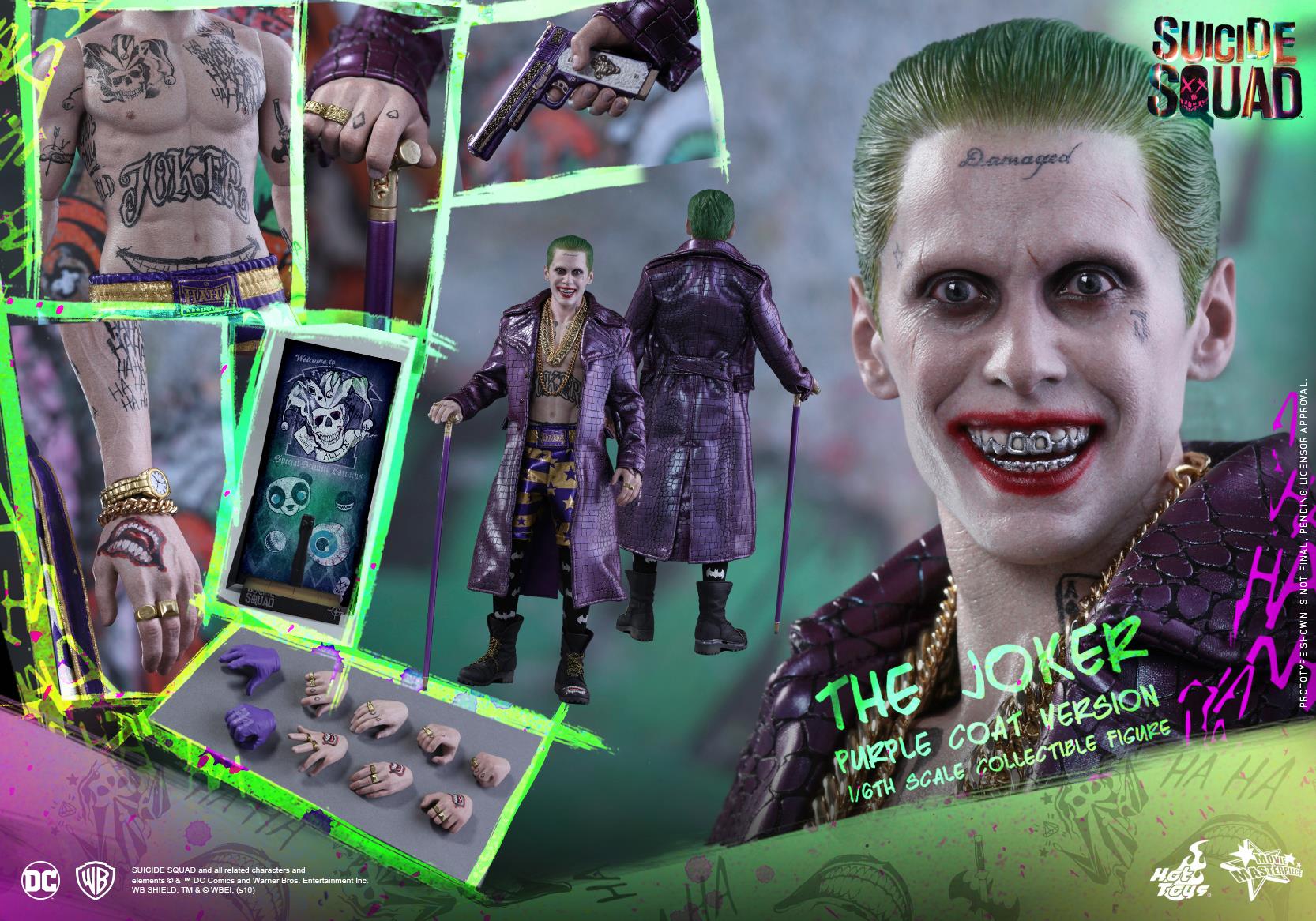 Suicide Squad Hot Toys - Joker (Purple Suit)