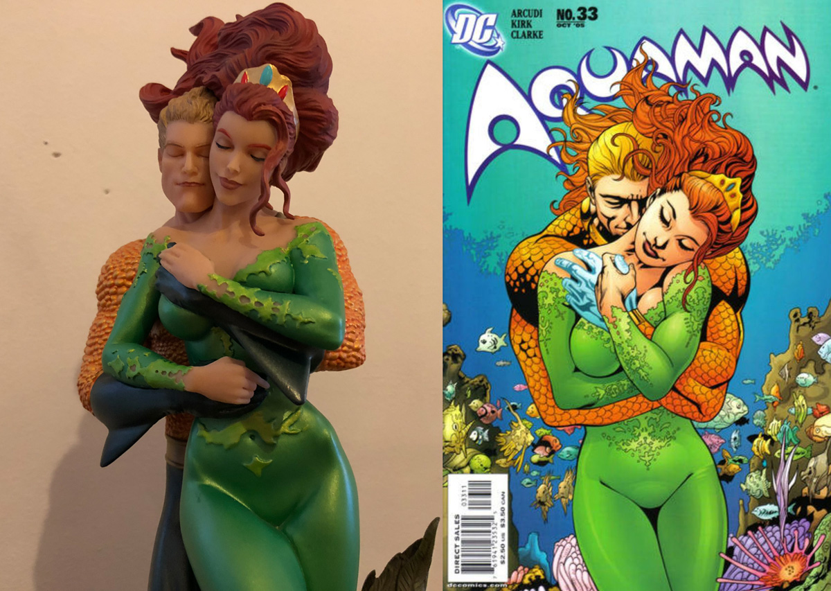 #4. Aquaman and Mera by Patrick Gleason
