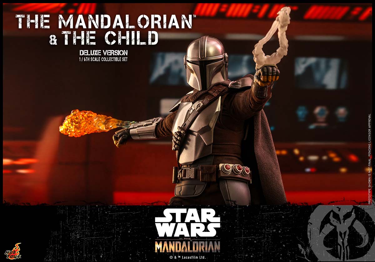 Hot Toys Stm Mandalorian and Child Collectible Set Deluxe_pr10