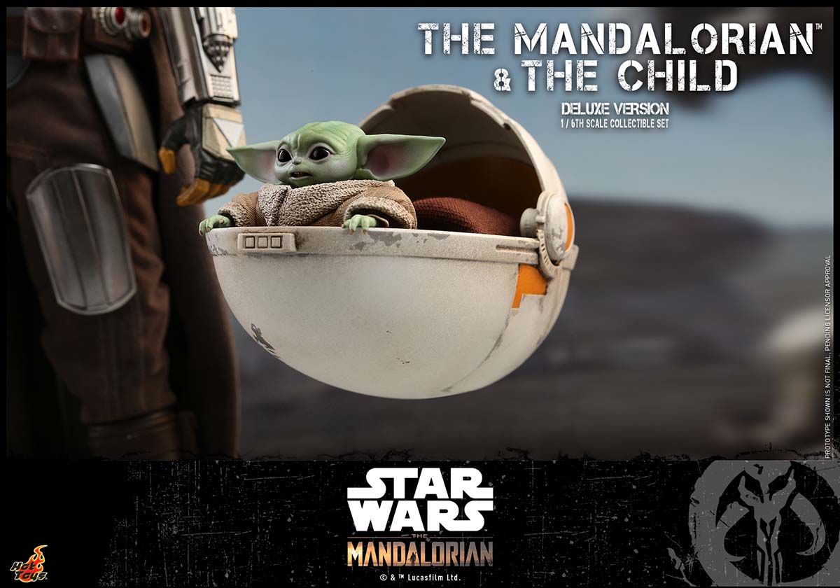 Hot Toys Stm Mandalorian and Child Collectible Set Deluxe_pr14