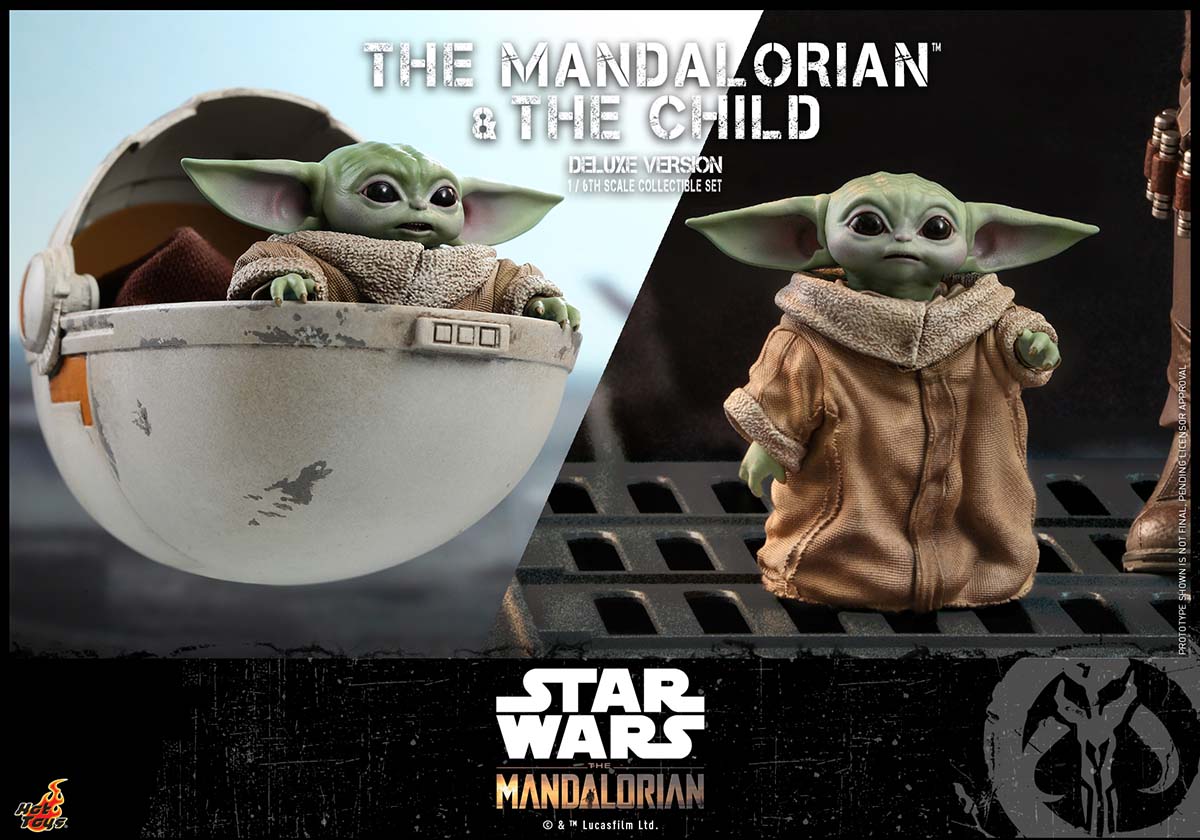 Hot Toys Stm Mandalorian and Child Collectible Set Deluxe_pr15