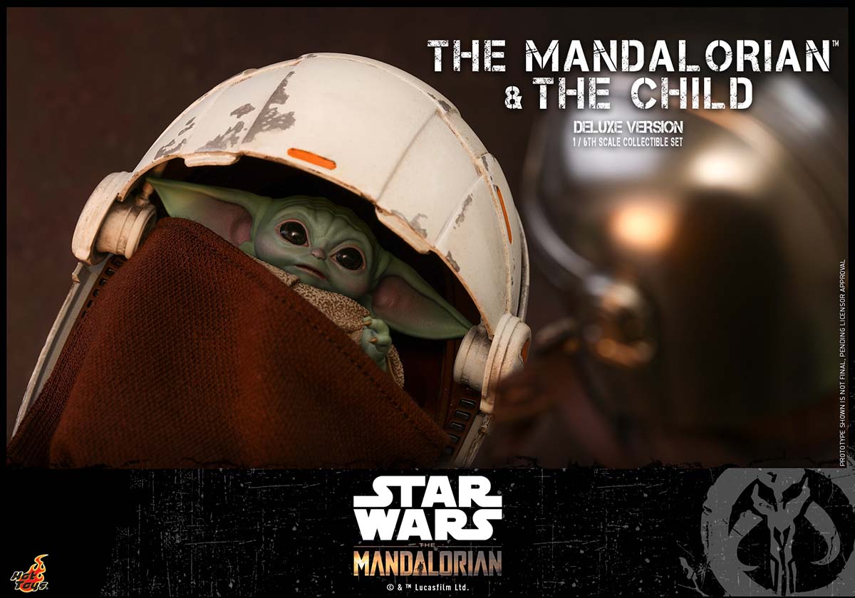 Hot Toys Stm Mandalorian and Child Collectible Set Deluxe_pr17