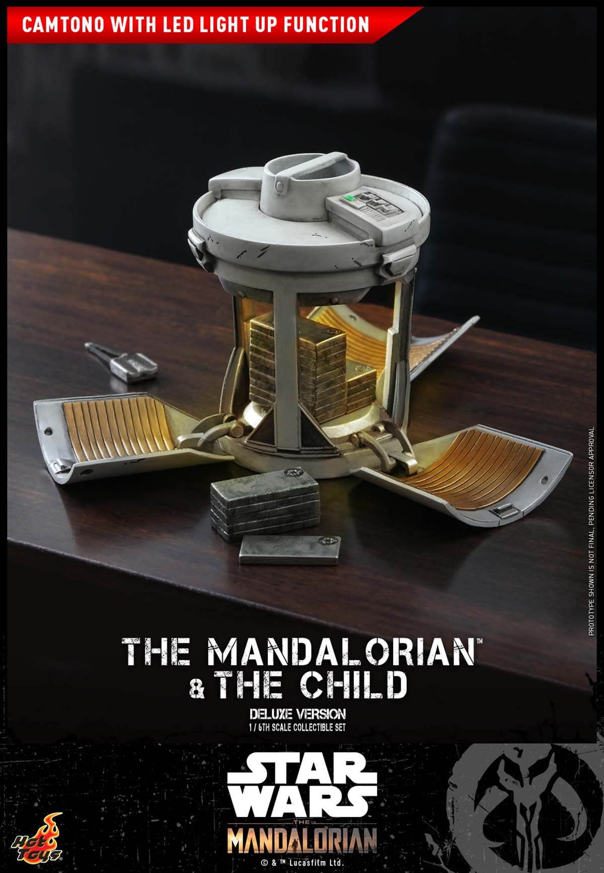 Hot Toys Stm Mandalorian and Child Collectible Set Deluxe_pr22