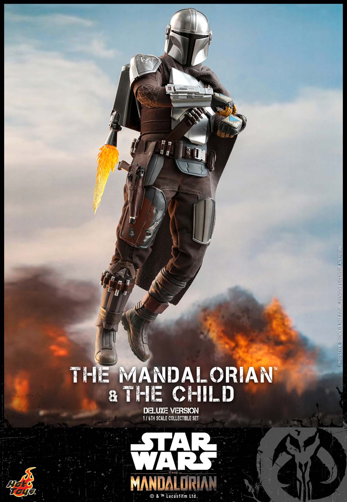 Hot Toys Stm Mandalorian and Child Collectible Set Deluxe_pr4