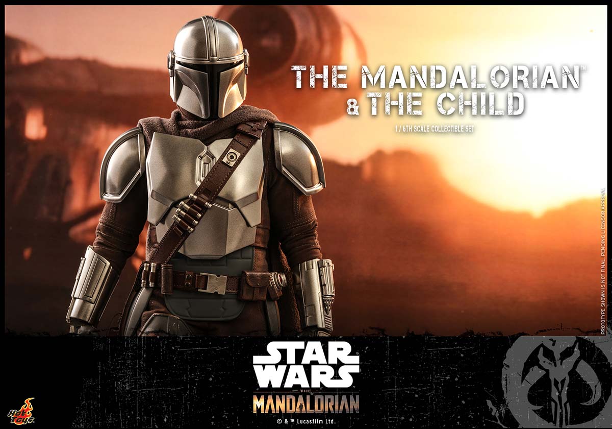 Hot Toys Stm Mandalorian and Child Collectible Set_pr16