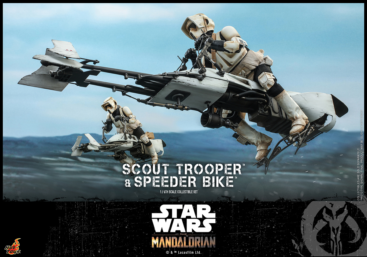 Hot Toys Swm Scout Trooper and Speeder Bike Collectible Set_pr10