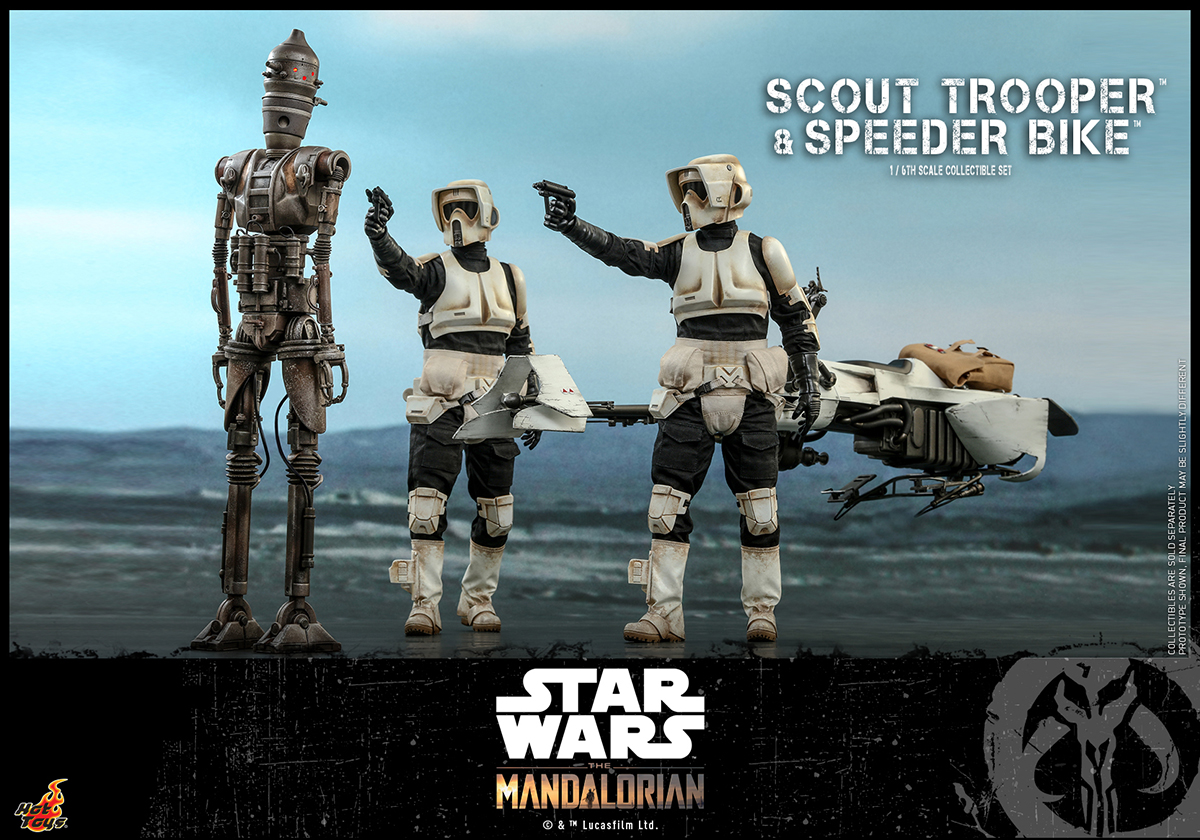 Hot Toys Swm Scout Trooper and Speeder Bike Collectible Set_pr11