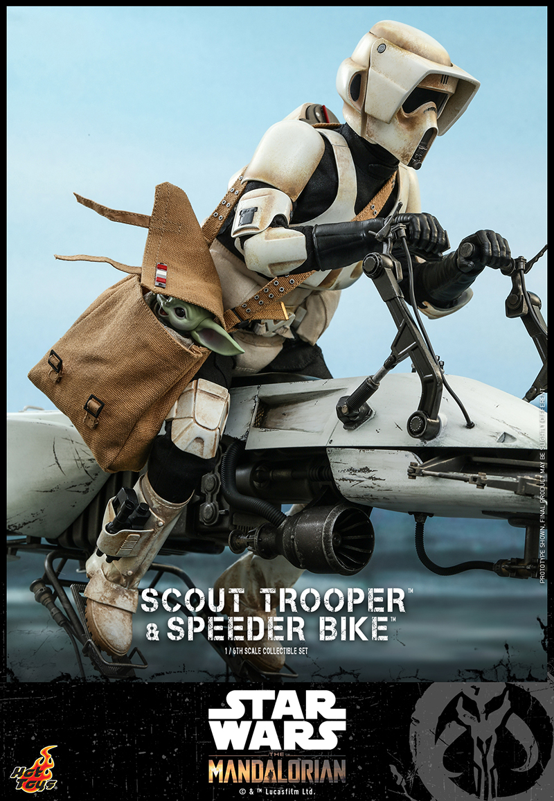 Hot Toys Swm Scout Trooper and Speeder Bike Collectible Set_pr16