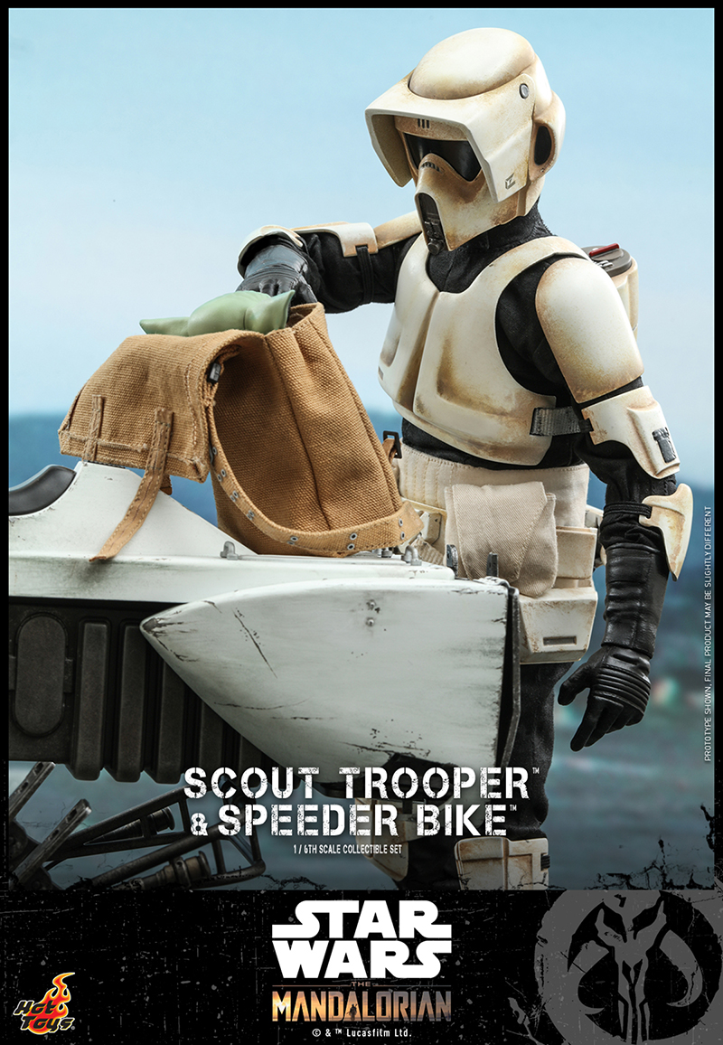 Hot Toys Swm Scout Trooper and Speeder Bike Collectible Set_pr17