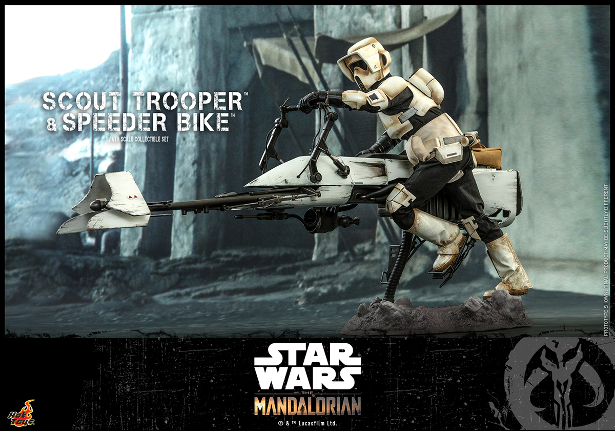 Hot Toys Swm Scout Trooper and Speeder Bike Collectible Set_pr3