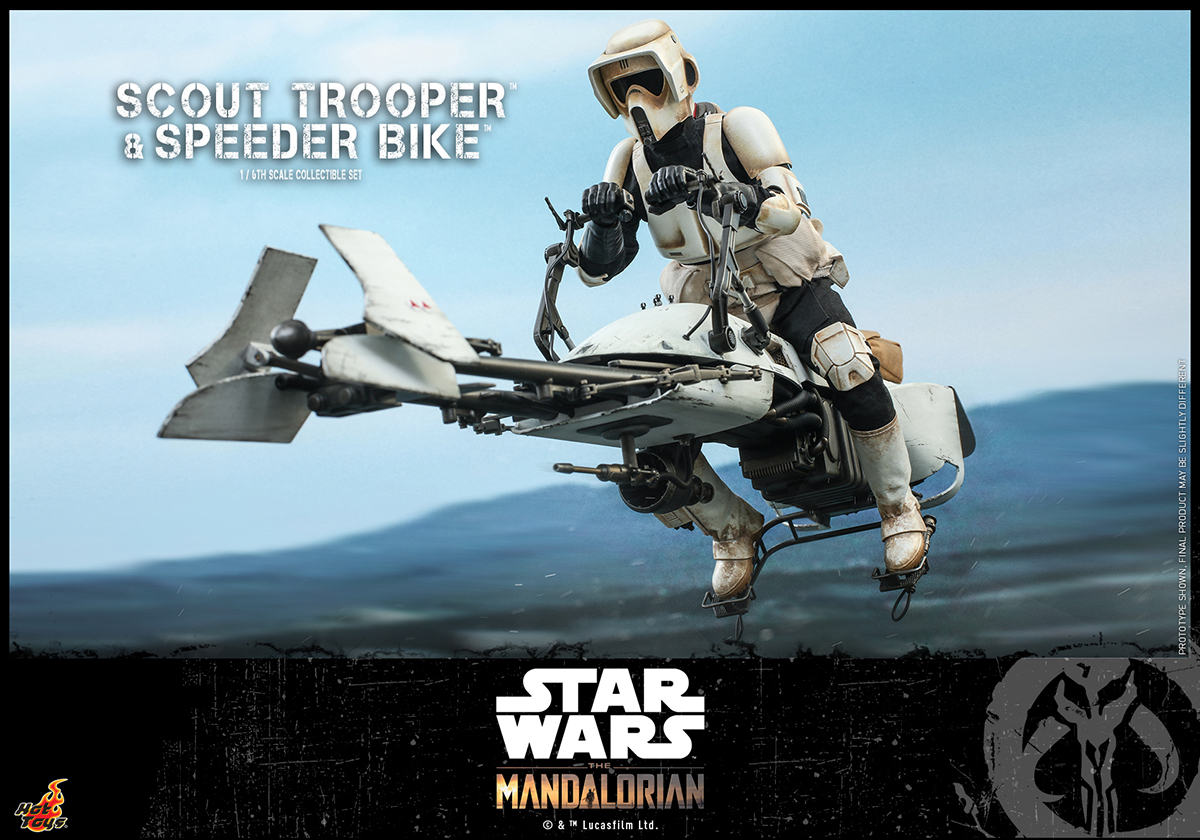 Hot Toys Swm Scout Trooper and Speeder Bike Collectible Set_pr9