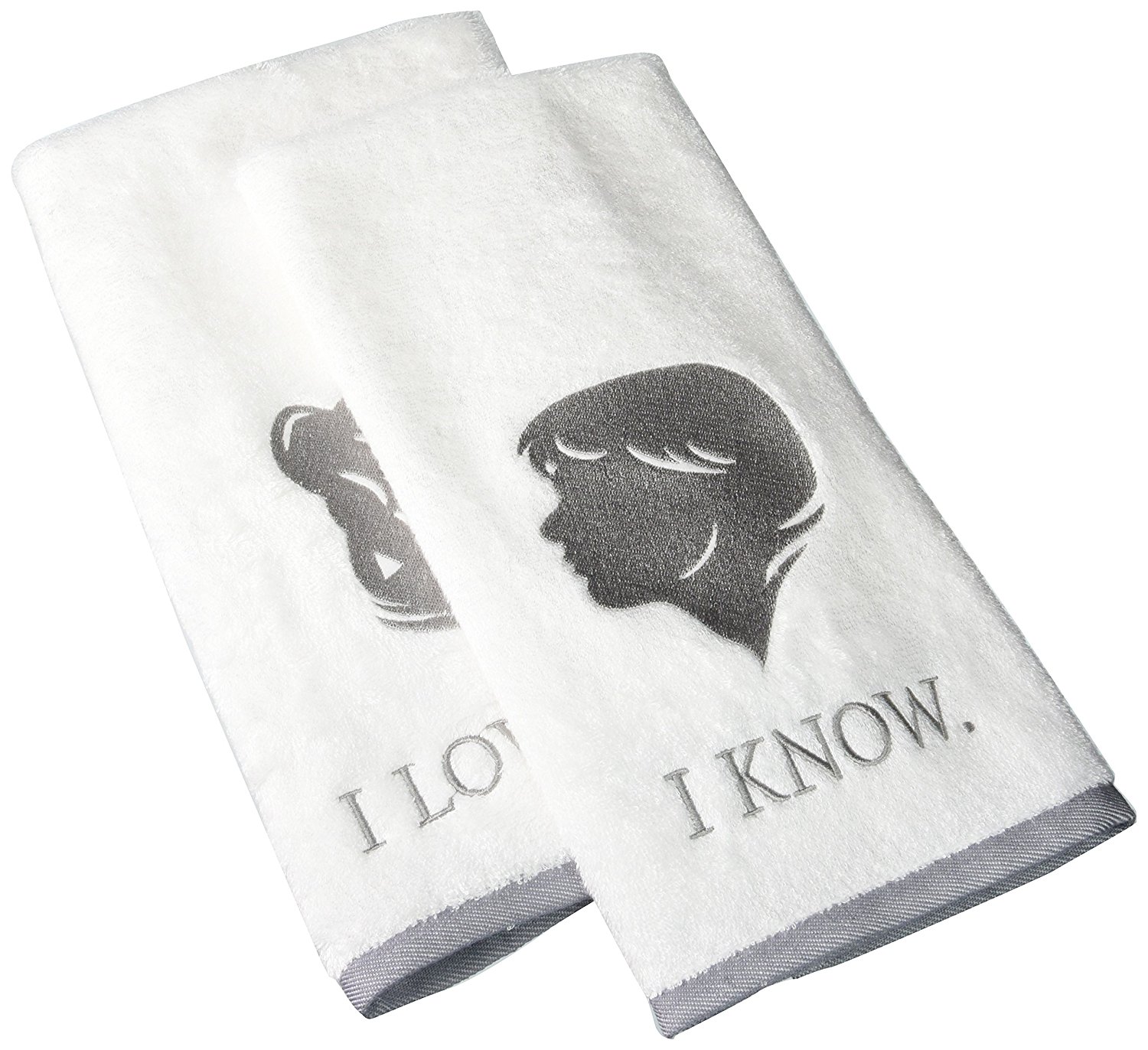 Star Wars Han and Leia Bathroom Hand Towels